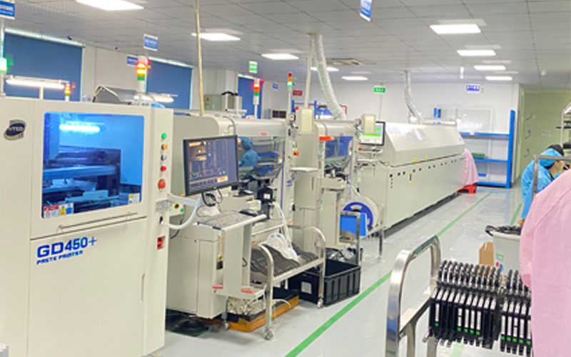 PCBA equipment display