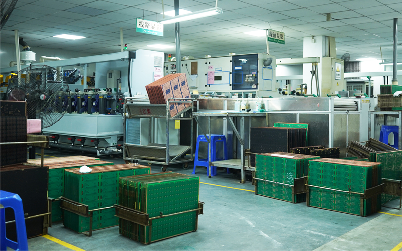 PCB equipment display